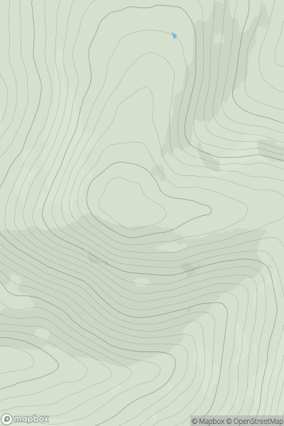 Thumbnail image for Geal Charn [Pitlochry to Braemar & Blairgowrie] showing contour plot for surrounding peak